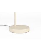 Lámpara de mesa Buckle Head beige - 25 x 25 x 50 cm