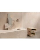Lámpara de mesa Buckle Head beige - 25 x 25 x 50 cm