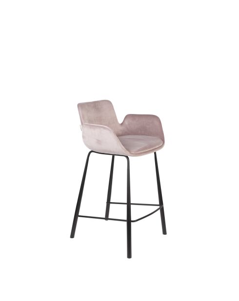 Taburete de bar Brit rosa - 54 x 57 x 91,5 cm