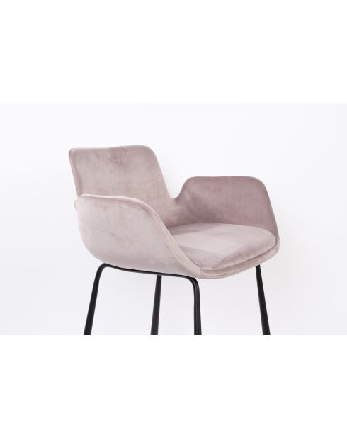 Tabouret de bar Brit rose - 54 x 57 x 91.5 cm