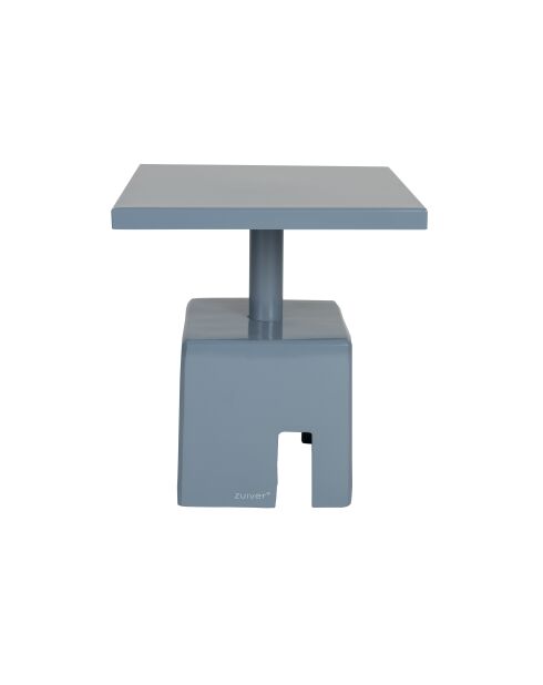 Mesa auxiliar azul Chubby - 40 x 40 x 45 cm