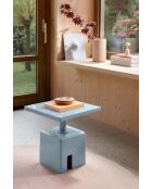 Mesa auxiliar azul Chubby - 40 x 40 x 45 cm