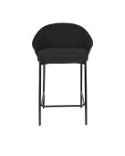 Silla de bar Rodin negra - 50 x 53 x 87 cm