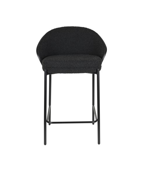 Silla de bar Rodin negra - 50 x 53 x 87 cm