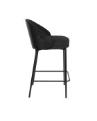 Silla de bar Rodin negra - 50 x 53 x 87 cm