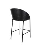 Silla de bar Rodin negra - 50 x 53 x 87 cm