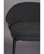 Silla de bar Rodin negra - 50 x 53 x 87 cm