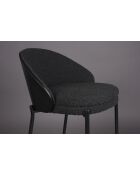 Silla de bar Rodin negra - 50 x 53 x 87 cm
