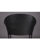 Silla de bar Rodin negra - 50 x 53 x 87 cm