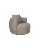 Sillón Rocca marrón claro - 92 x 107 x 83 cm