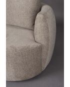 Sillón Rocca marrón claro - 92 x 107 x 83 cm