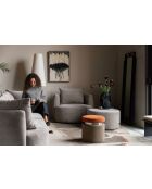 Sillón Rocca marrón claro - 92 x 107 x 83 cm