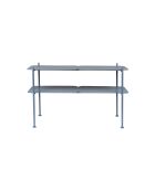 Meuble de rangement River L bleu - 100 x 35 x 62 cm