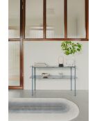 Meuble de rangement River L bleu - 100 x 35 x 62 cm