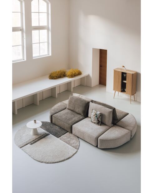 Tappeto Zest marrone - 160 x 230 x 1 cm