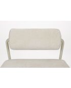 Sillón Lekima beige - 93 x 87 x 70 cm