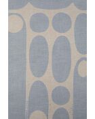 Graphische flache graue Vase - 6 x 20 x 20 cm