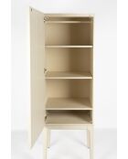 Beiger Kleiderschrank June, 1 Tür, 55 x 60 x 180 cm