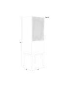 Beiger Kleiderschrank June, 1 Tür, 55 x 60 x 180 cm