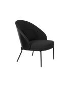 Sillón Rodin con hebilla negra - 72 x 77,5 x 82 cm
