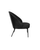 Sillón Rodin con hebilla negra - 72 x 77,5 x 82 cm