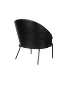 Sillón Rodin con hebilla negra - 72 x 77,5 x 82 cm