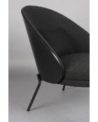 Sillón Rodin con hebilla negra - 72 x 77,5 x 82 cm