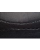 Taburete de bar Franky de terciopelo gris - 52 x 45 x 91 cm