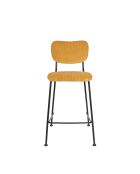 Taburete de bar Benson ocre - 53,5 x 46 x 92 cm