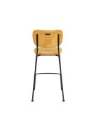Taburete de bar Benson ocre - 53,5 x 46 x 92 cm