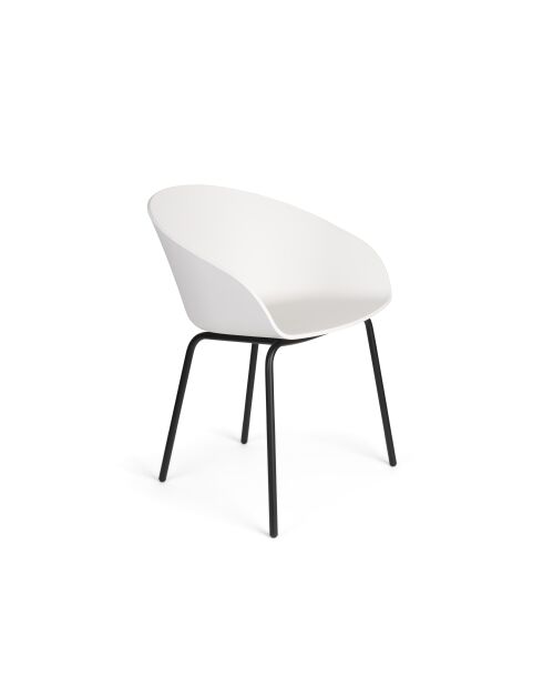 Witte stoel Void - 56 x 55 x 73,5 cm