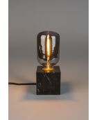 Bombilla gris alta brumosa, 8,5 x 8,5 x 17 cm