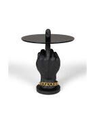 Mesa auxiliar negra Fother Mucker - 40 x 40 x 50 cm
