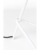 Lámpara de escritorio blanca Shady - 40 x 31 x 52 cm