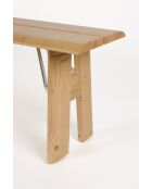 Panca da esterno naturale Avenue - 170 x 32 x 47 cm