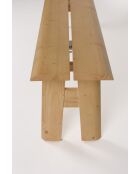 Panca da esterno naturale Avenue - 170 x 32 x 47 cm