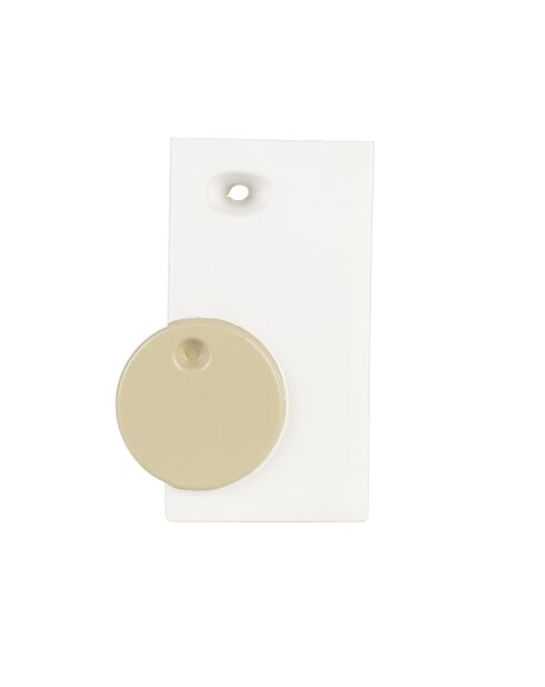 Vase Bloomer beige - 15 x 9.5 x 23 cm