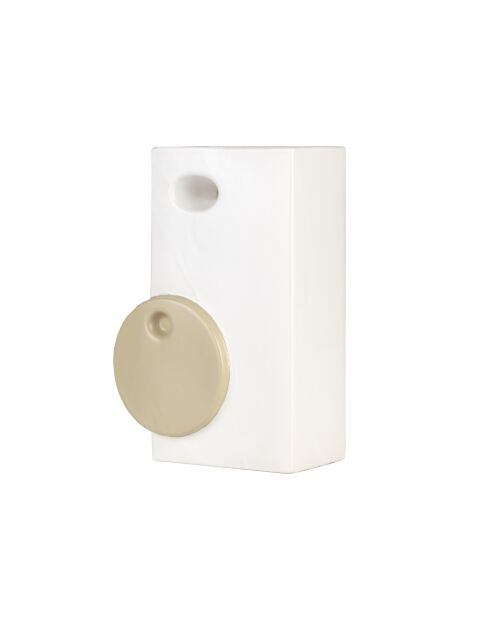 Vase Bloomer beige - 15 x 9.5 x 23 cm