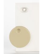 Bloomer beigefarbene Vase - 15 x 9,5 x 23 cm