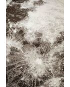 Alfombra redonda de exterior gris luna, 280 x 280 x 0,4 cm