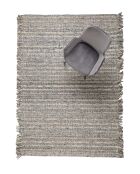 Teppich Frills, 240 x 170 x 0,6 cm, grau/blau