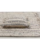 Teppich Frills, 240 x 170 x 0,6 cm, grau/blau