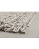 Teppich Frills, 240 x 170 x 0,6 cm, grau/blau