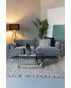 Teppich Frills, 240 x 170 x 0,6 cm, grau/blau