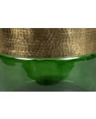 Table d'appoint Cave verte - 35 x 35 x 45 cm