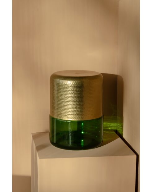 Table d'appoint Cave verte - 35 x 35 x 45 cm