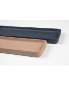 Lot de 2 plateaux Rebel bleu et rose - 39.5 x 15.5 x 2.5 cm
