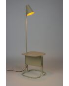 Lámpara de pie Lustor beige - 42 x 40 x 130 cm