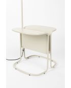 Lámpara de pie Lustor beige - 42 x 40 x 130 cm