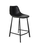 Taburete de bar negro Franky - 52 x 45 x 91 cm